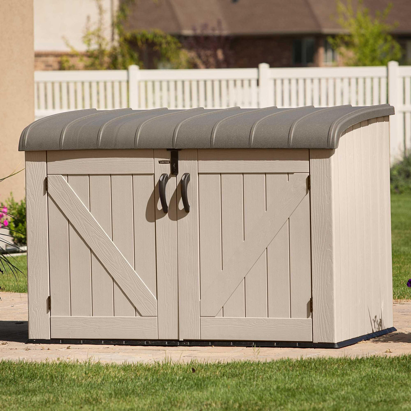 Lifetime 75 Cu Ft Horizontal Storage Shed