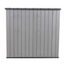 A grey and black Lifetime Utility Shed - 60331U on a white background.