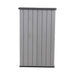 A gray and black Lifetime Utility Shed - 60331U on a white background.