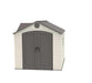 A Lifetime 10 Ft. X 8 Ft. Outdoor Storage Shed - 60001 on a white background.