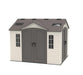 A Lifetime 10 Ft. X 8 Ft. Outdoor Storage Shed - 60001 on a white background.