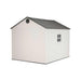 A Lifetime 10 Ft. X 8 Ft. Outdoor Storage Shed - 60333 on a white background.