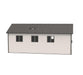 A Lifetime 11 Ft. X 21 Ft. Outdoor Storage Shed - 60237 with two windows and a roof.