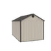 A Lifetime 12.5 Ft. X 8 Ft. Outdoor Storage Shed - 60223 on a white background.