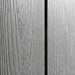A close up view of a Lifetime 20 Ft. X 8 Ft. Outdoor Storage Shed - 60351 wood siding.
