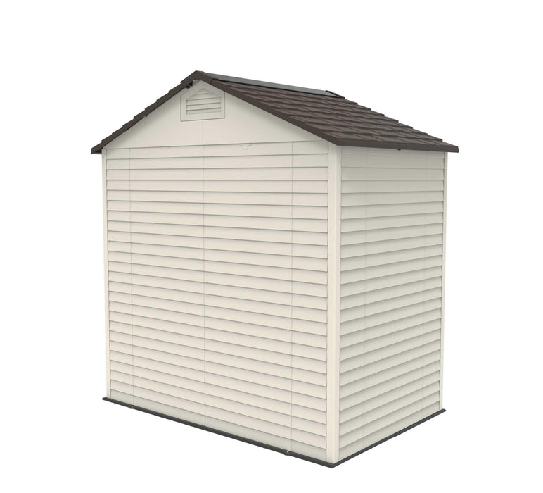 A white Shed  on a white background.