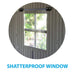 Lifetime Shatterproof windows an Outdoor Storage Shed