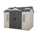 A Lifetime 10 Ft. X 8 Ft. Outdoor Storage Shed - 60005 on a white background.