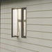 A Lifetime 11 Ft. X 18.5 Ft. Outdoor Storage Shed - 60236 window in the side of a house.