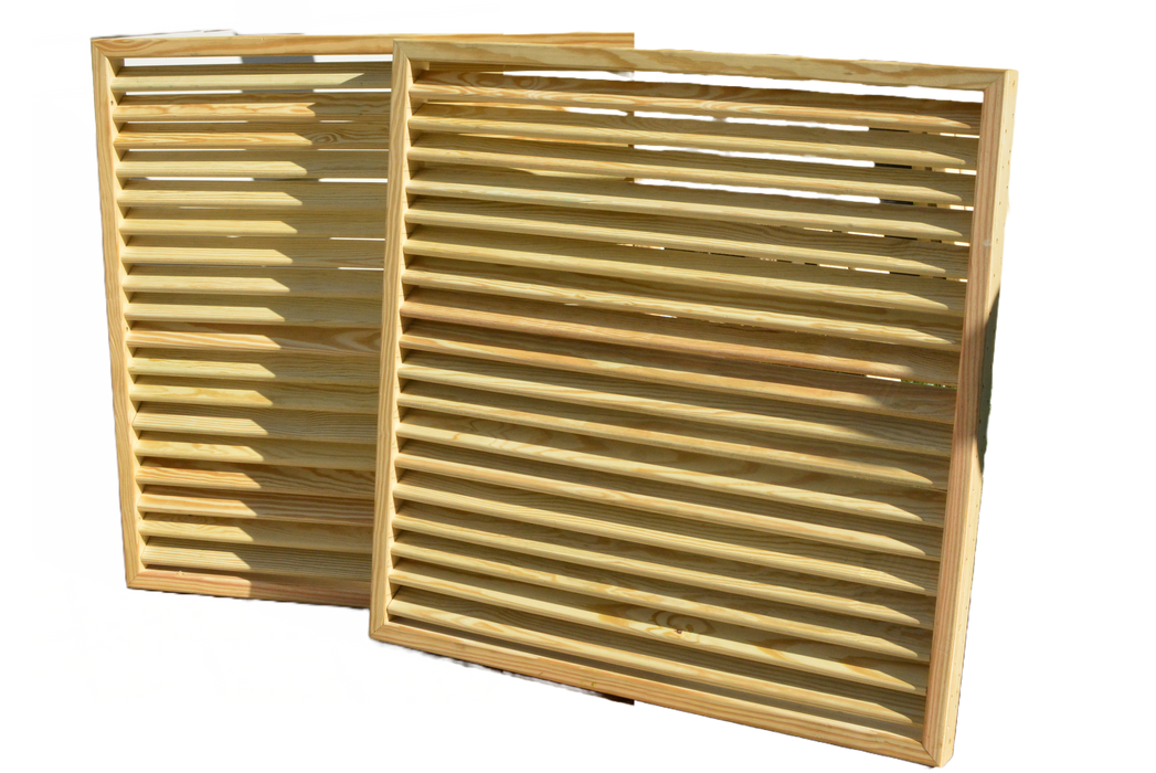 Two Amish Gazebos Patio Pergola Louvers - ADD-ON Only on top of each other.