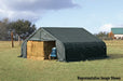 ShelterLogic ShelterCoat 22 x 28 ft. Garage Peak Green STD - Backyard Oasis
