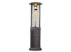 Silver Vein Paragon Outdoor Vulcan Flame Tower Heater with visible glowing heating filament