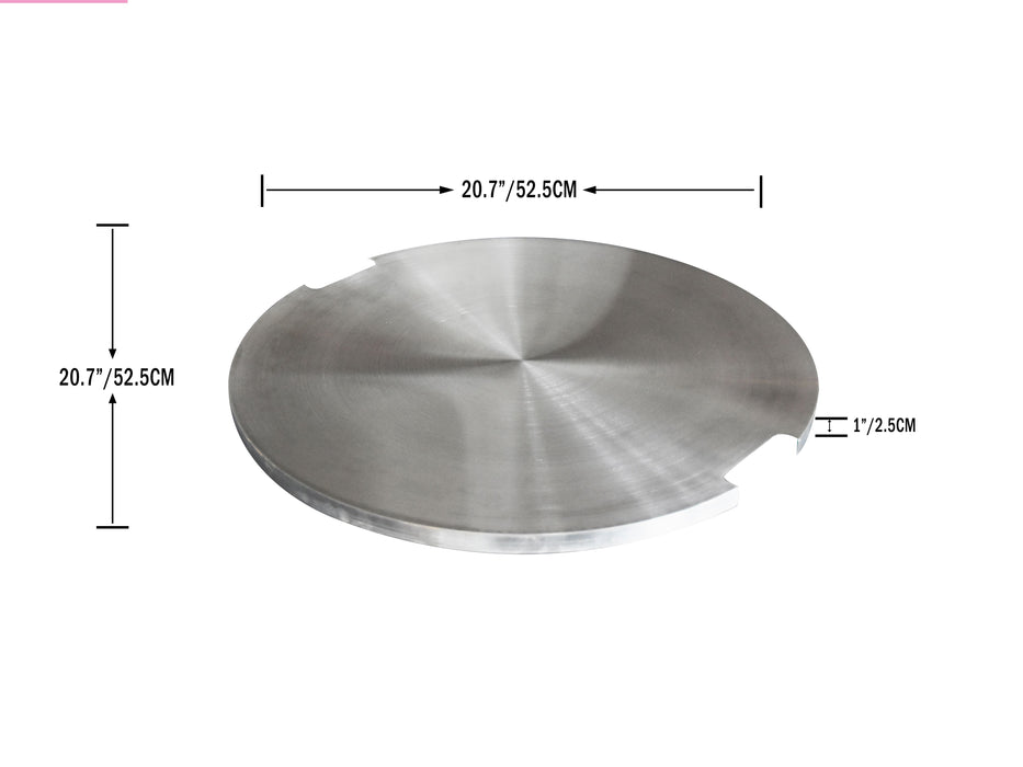 circular lid dimensions