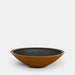 Classic 40 inch Arteflame Fire Bowl with a rich patina finish, empty and clean.